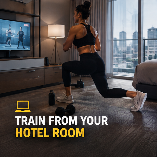 workout like sydney Train from your hotel room