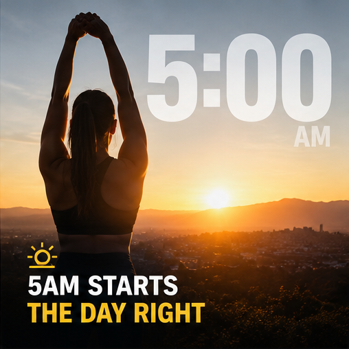 workout like sydney image 5AM starts the day right